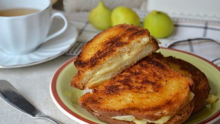 Рецепт гренков с сыром