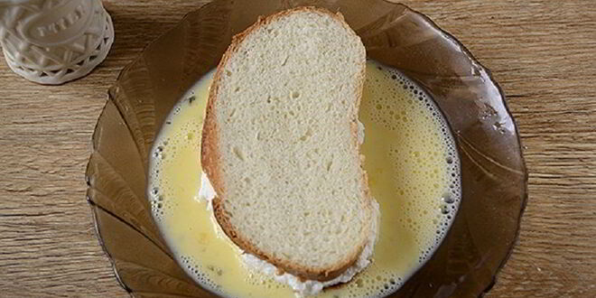 Рецепт гренков с творогом