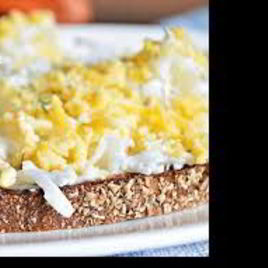 Рецепт Гренков с яйцом и чесноком