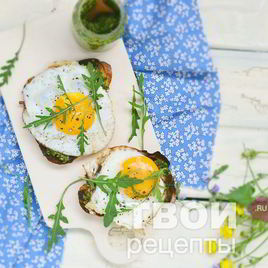 Рецепт Гренков с яйцом