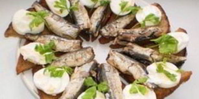 Рецепт гренков со шпротами