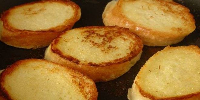 Рецепт сладких гренков из багета