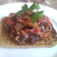 Рецепт Баклажанной икры из запеченных овощей