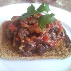 Рецепт Баклажанной икры из запеченных овощей