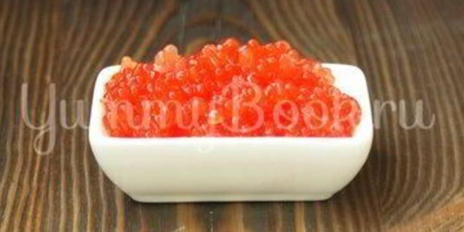 Рецепт декоративной икры из желе