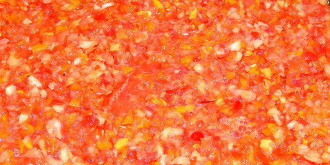 Рецепт фруктово-овощной икра