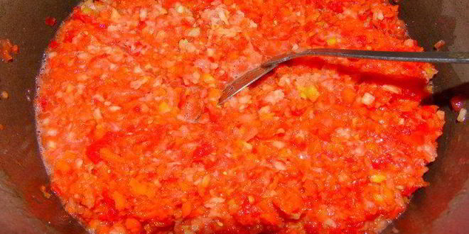 Рецепт фруктово-овощной икра