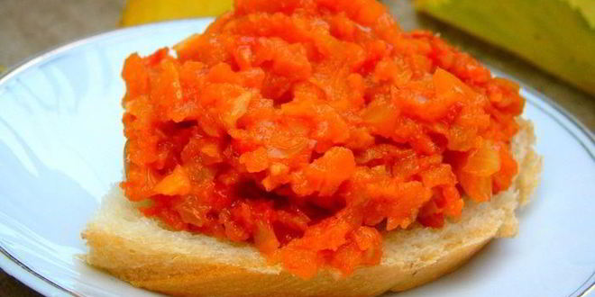 Рецепт фруктово-овощной икра