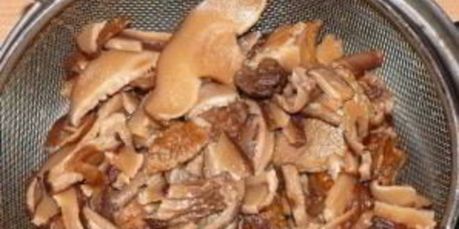 Рецепт грибной икры из сушеных грибов