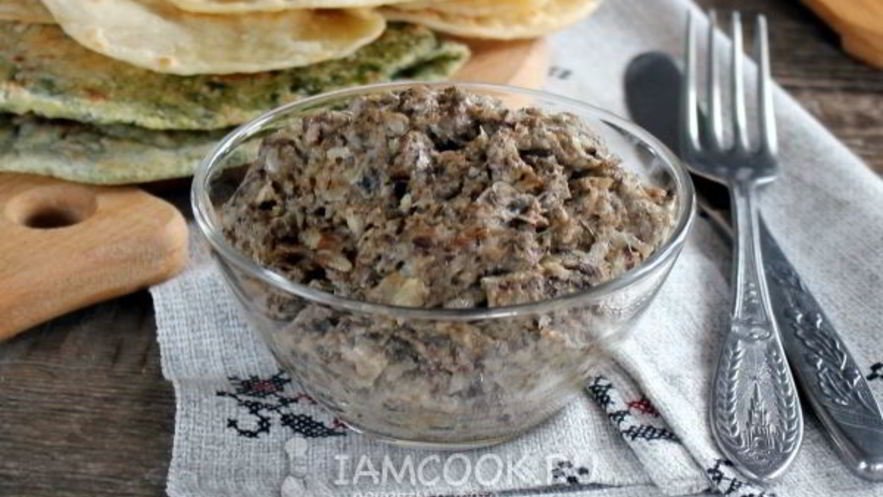 Рецепт грибной икры из замороженных грибов