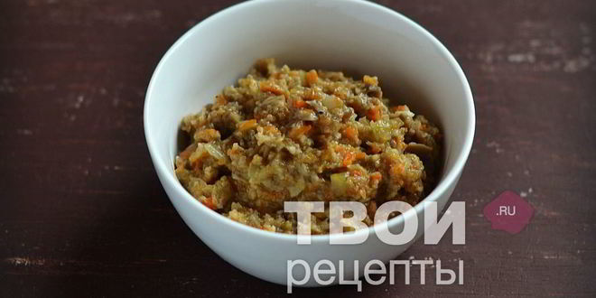 Рецепт грибной икры