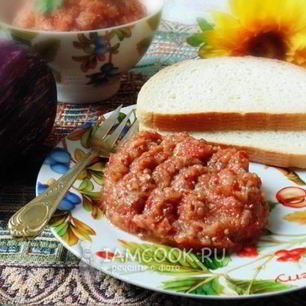 Рецепт Икры из баклажанов и перца по-Донецки