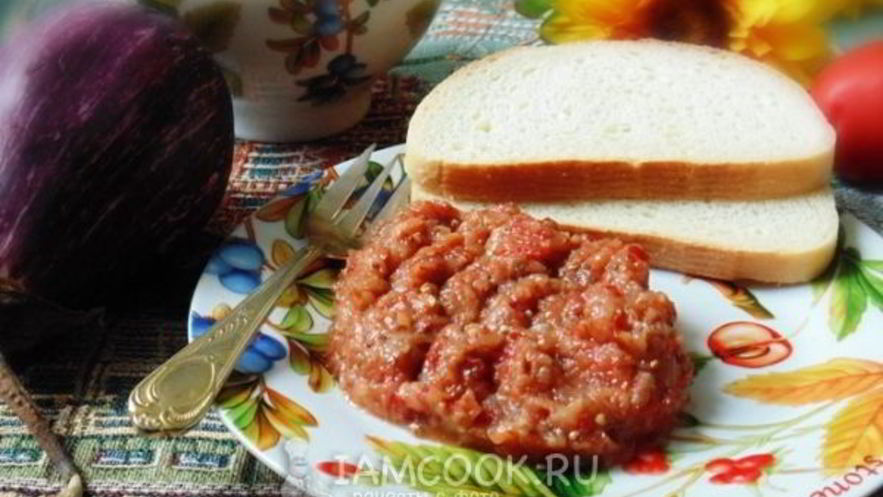 Рецепт икры из баклажанов и перца по-донецки
