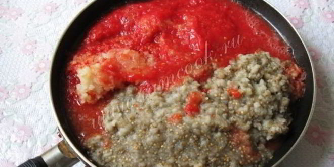 Рецепт икры из баклажанов и перца по-донецки