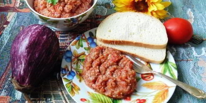 Рецепт икры из баклажанов и перца по-донецки