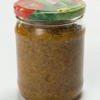 Икра из печеных овощей и жареных грибов