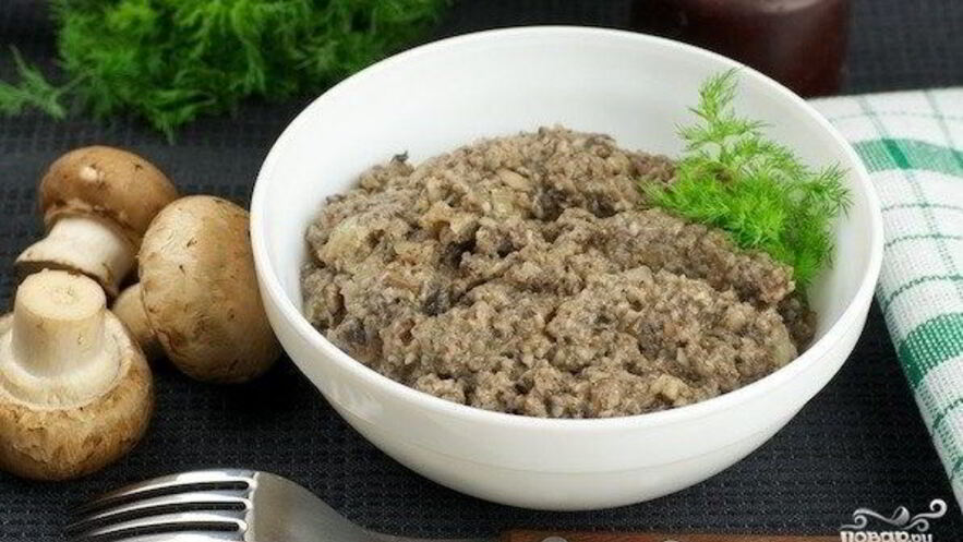Рецепт икры из соленых груздей