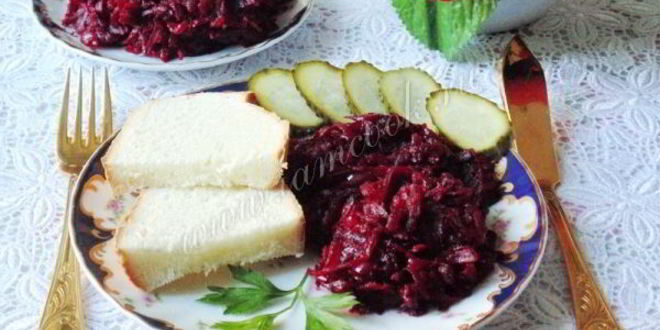 Рецепт икры из свеклы