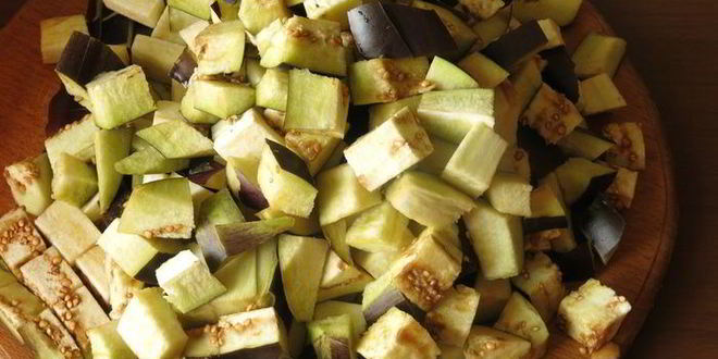 Рецепт икры из тыквы и баклажанов