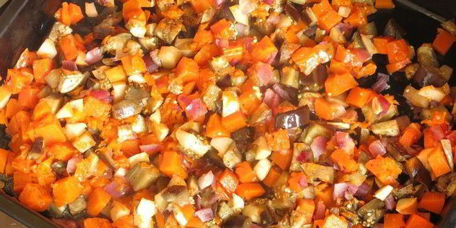 Рецепт икры из тыквы и баклажанов