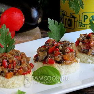 Рецепт Икры из запеченных баклажанов