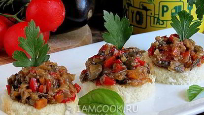 Рецепт Икры из запеченных баклажанов