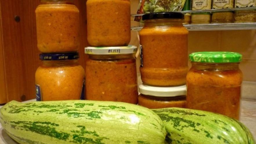 Рецепт кабачковой икры с болгарским перцем и томатной пастой
