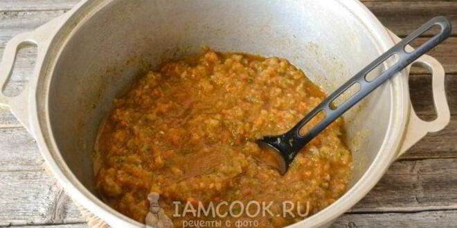 Рецепт кабачковой икры с яблоками на зиму