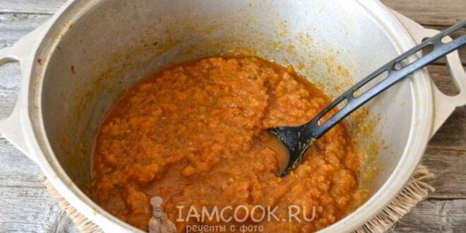 Рецепт кабачковой икры с яблоками на зиму
