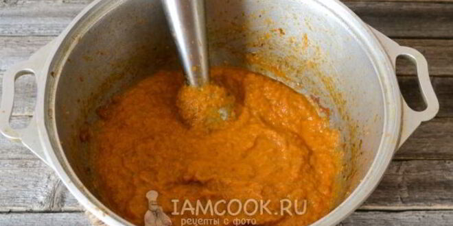 Рецепт кабачковой икры с яблоками на зиму