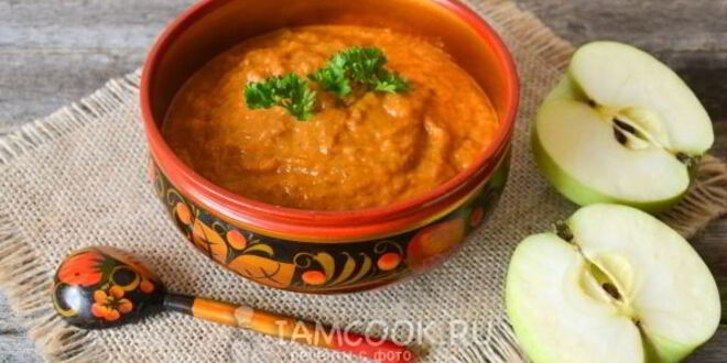 Рецепт кабачковой икры с яблоками на зиму