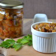 Рецепт Кабачкова-баклажанной икра на зиму