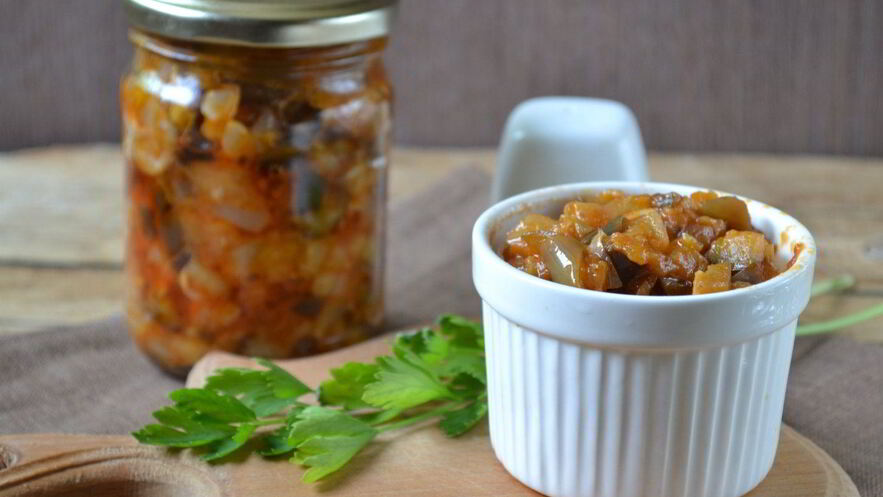 Рецепт кабачкова-баклажанной икра на зиму