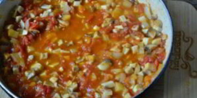 Рецепт овощной икры с грибами на зиму