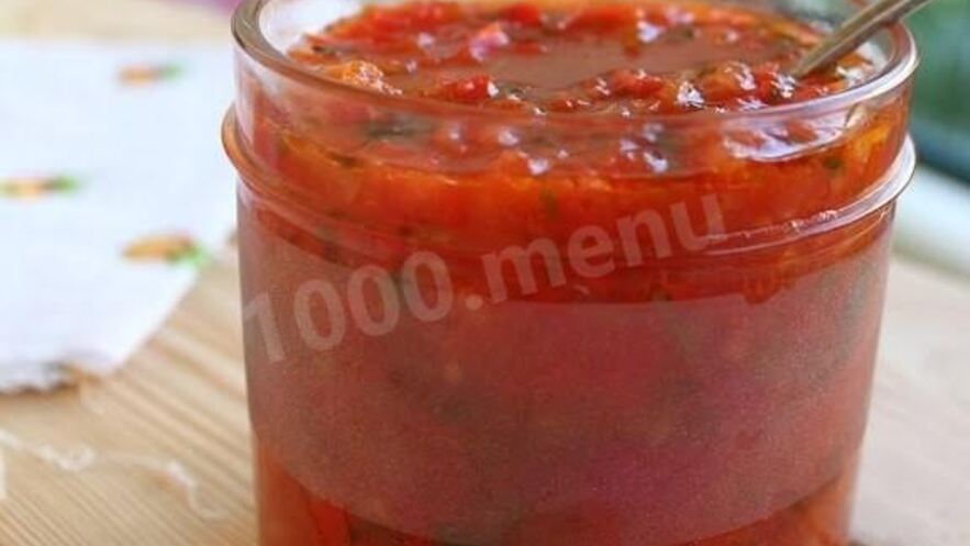 Рецепт яблочно-овощной икра