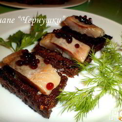 Рецепт Канапе Чернушки
