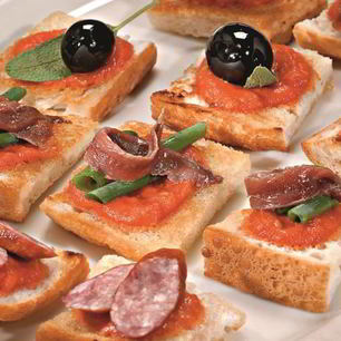 Рецепт Канапе для тапас