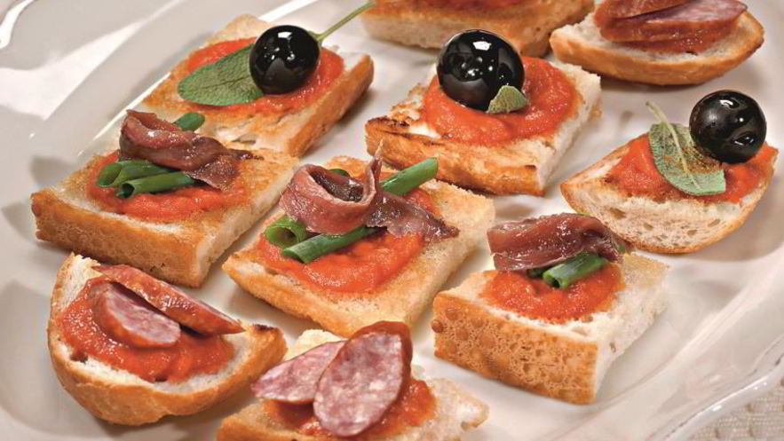 Рецепт канапе для тапас