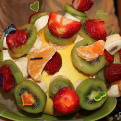 Рецепт Канапе к шампанскому из фруктов