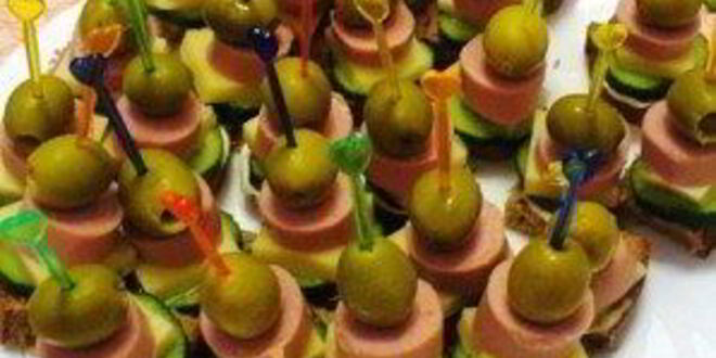 Рецепт канапе на день рождения