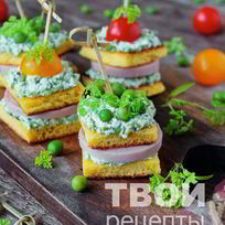 Канапе на шпажках