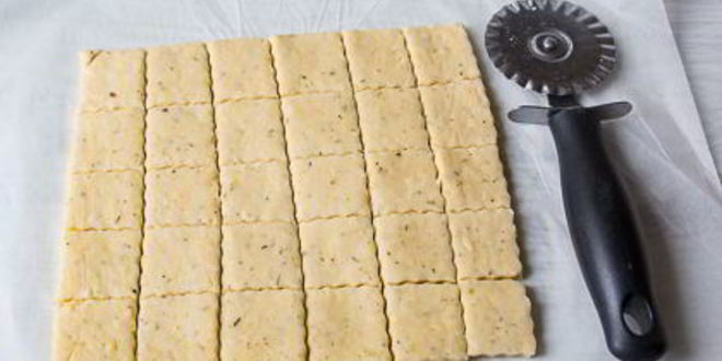 Рецепт канапе на сырном печенье