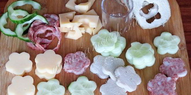 Рецепт канапе праздничного ассорти