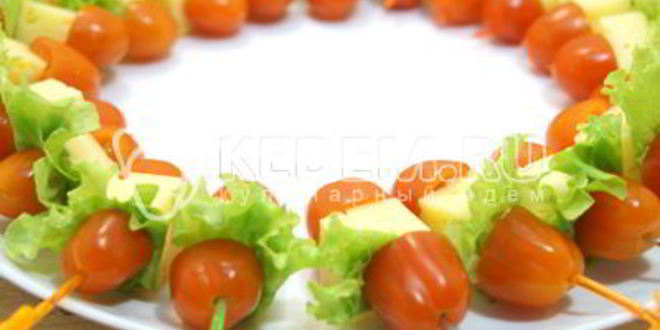 Рецепт канапе рождественский венок