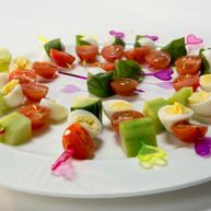 Рецепт Канапе с базиликовым соусом