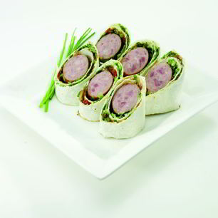 Рецепт Канапе с копчеными колбасками