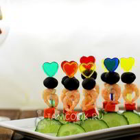 Рецепт Канапе с креветками