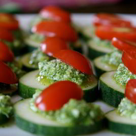 Рецепт Канапе с песто