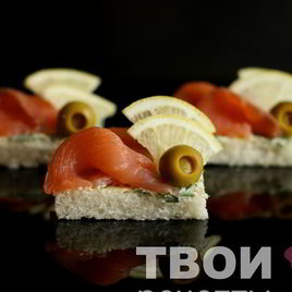 Рецепт Канапе с семгой