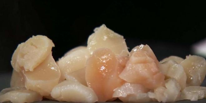 Рецепт карпачча из гребешка с кальмаром